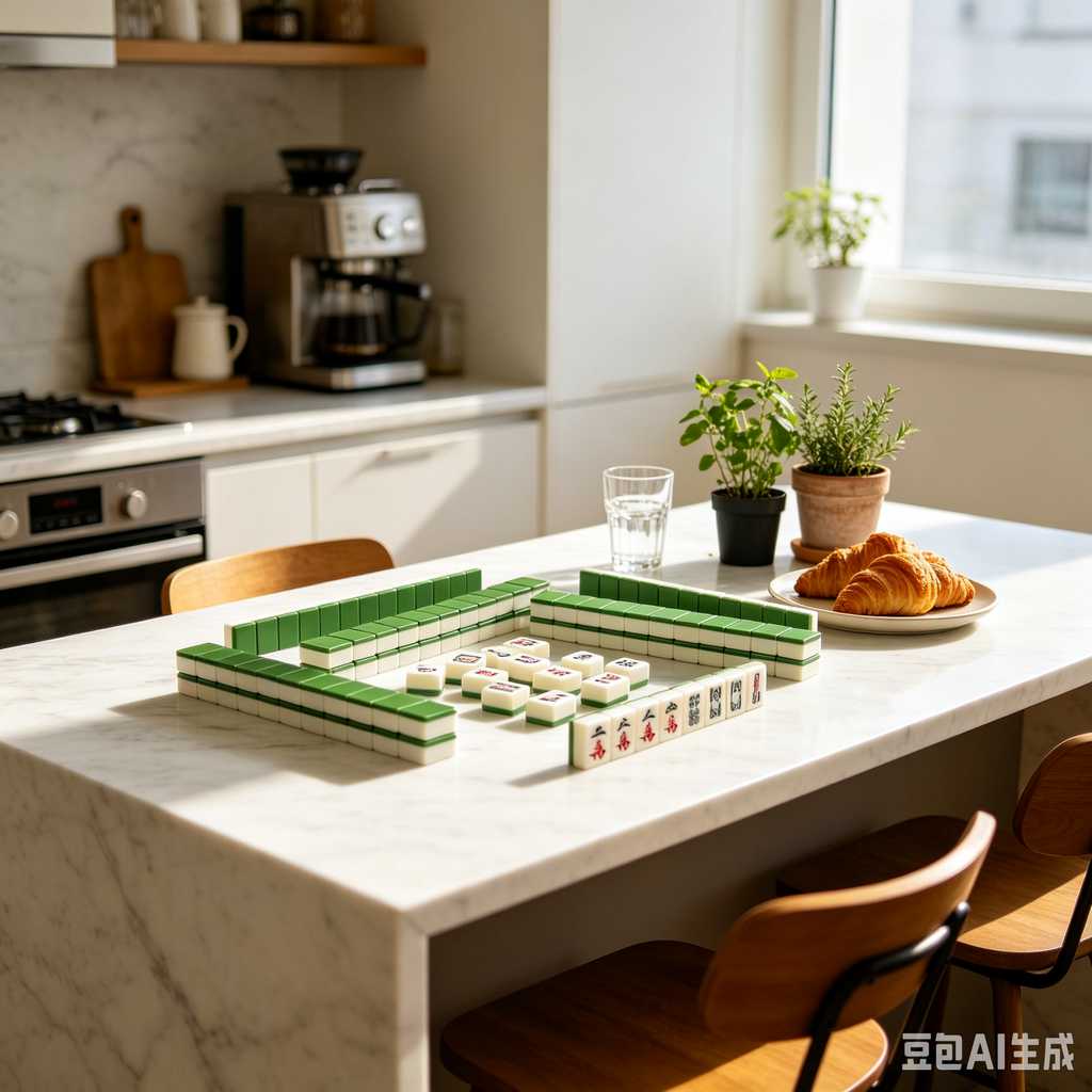 hotel room mahjong set