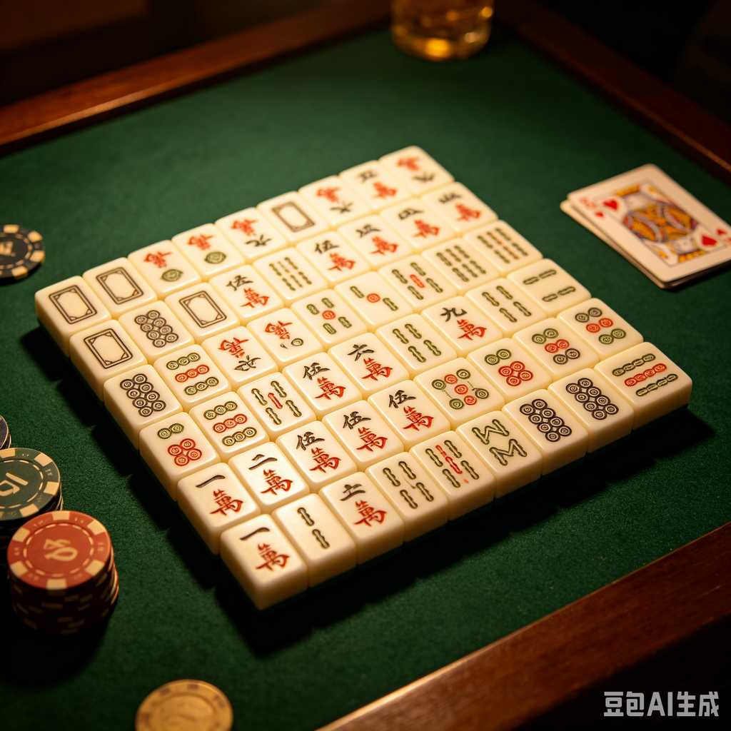 mahjong set for home entertainment